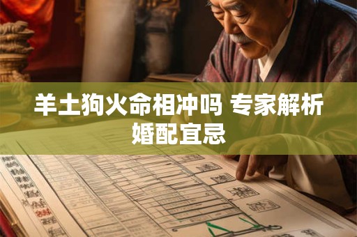羊土狗火命相冲吗 专家解析婚配宜忌