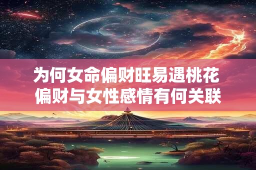 为何女命偏财旺易遇桃花 偏财与女性感情有何关联
