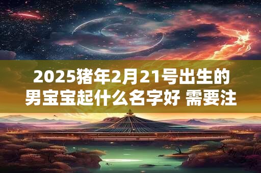 2025猪年2月21号出生的男宝宝起什么名字好 需要注意什么