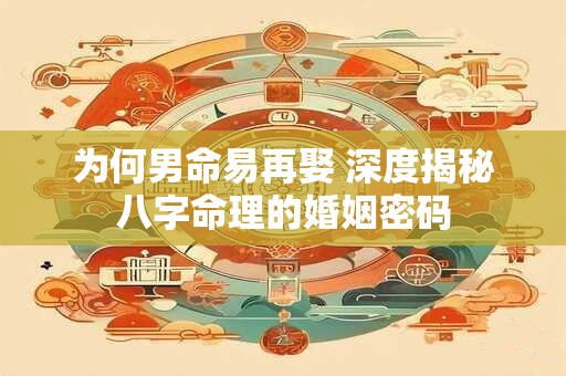 为何男命易再娶 深度揭秘八字命理的婚姻密码