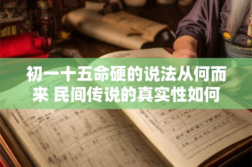 初一十五命硬的说法从何而来 民间传说的真实性如何
