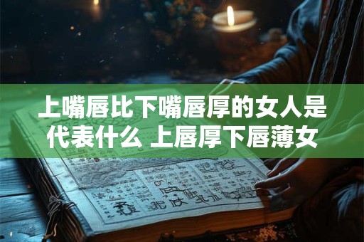 上嘴唇比下嘴唇厚的女人是代表什么 上唇厚下唇薄女人象征何