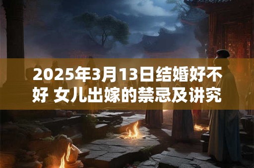 2025年3月13日结婚好不好 女儿出嫁的禁忌及讲究