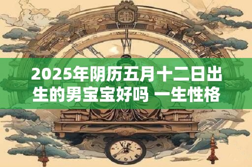 2026年阴历五月十二日出生的男宝宝好吗 一生性格详解
