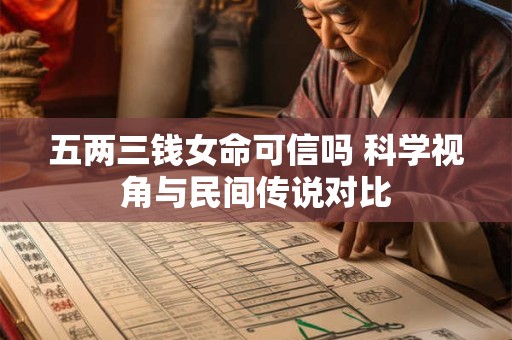 五两三钱女命可信吗 科学视角与民间传说对比