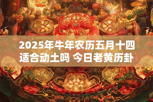 2025年牛年农历五月十四适合动土吗 今日老黄历卦象