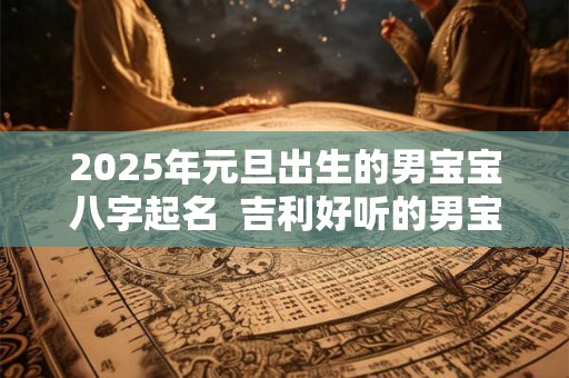 2025年元旦出生的男宝宝八字起名  吉利好听的男宝宝名字