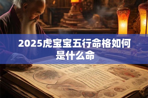 2025虎宝宝五行命格如何 是什么命