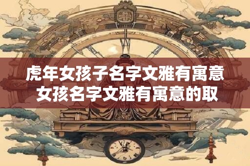 虎年女孩子名字文雅有寓意 女孩名字文雅有寓意的取名要点