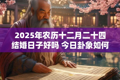 2025年农历十二月二十四结婚日子好吗 今日卦象如何