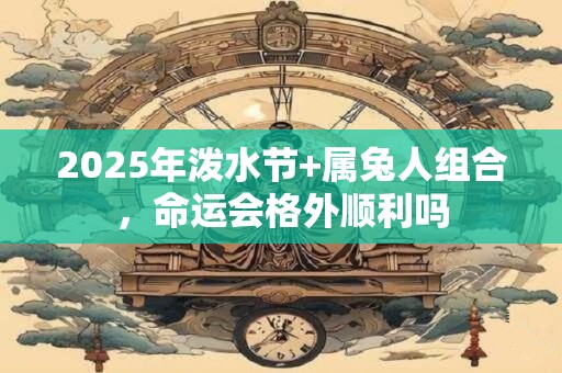 2025年泼水节+属兔人组合，命运会格外顺利吗