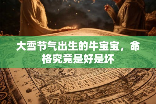 大雪节气出生的牛宝宝，命格究竟是好是坏