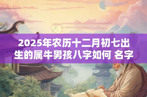 2025年农历十二月初七出生的属牛男孩八字如何 名字推荐 2025年农历十二月初七出生的属牛男孩八字如何 名字推荐