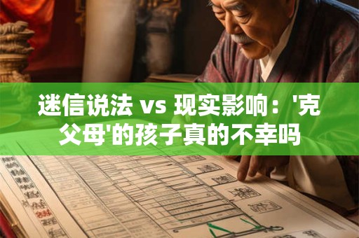 迷信说法 vs 现实影响:'克父母'的孩子真的不幸吗 迷信说法 vs 现实影响:'克父母'的孩子真的不幸吗