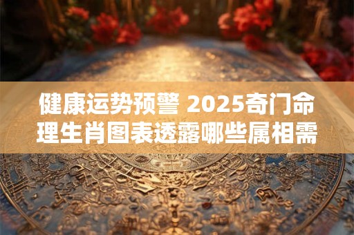 健康运势预警 2025奇门命理生肖图表透露哪些属相需注意
