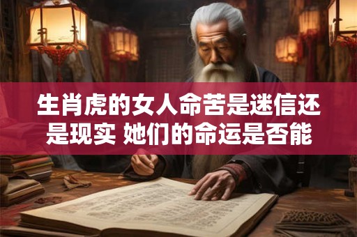 生肖虎的女人命苦是迷信还是现实 她们的命运是否能被改变