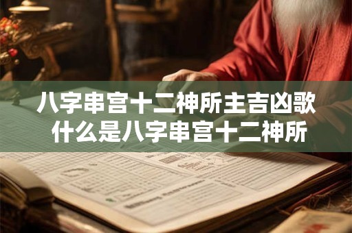 八字串宫十二神所主吉凶歌 什么是八字串宫十二神所主吉凶歌