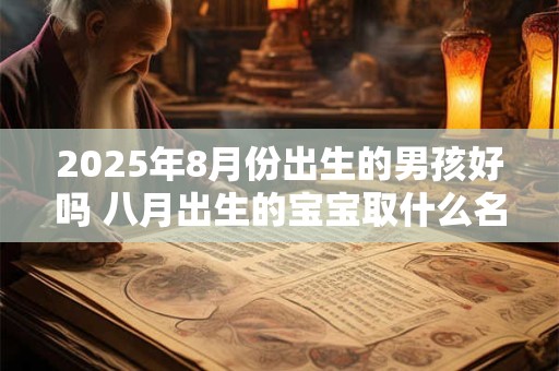 2025年8月份出生的男孩好吗 八月出生的宝宝取什么名字好