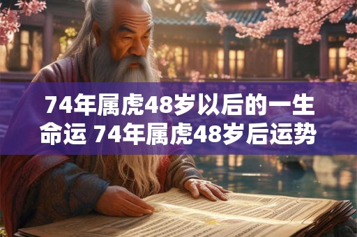 74年属虎48岁以后的一生命运 74年属虎48岁后运势
