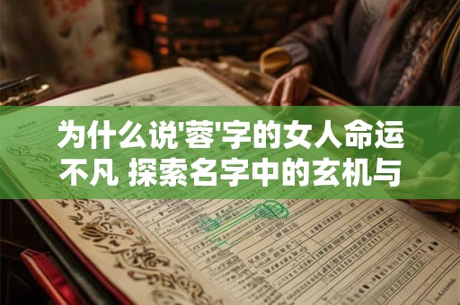 为什么说'蓉'字的女人命运不凡 探索名字中的玄机与奥秘