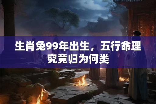 生肖兔99年出生，五行命理究竟归为何类