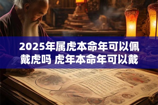 2025年属虎本命年可以佩戴虎吗 虎年本命年可以戴老虎吗