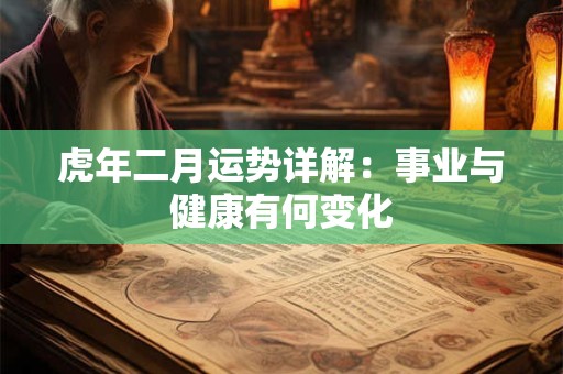 虎年二月运势详解:事业与健康有何变化 虎年二月运势详解:事业与健康有何变化