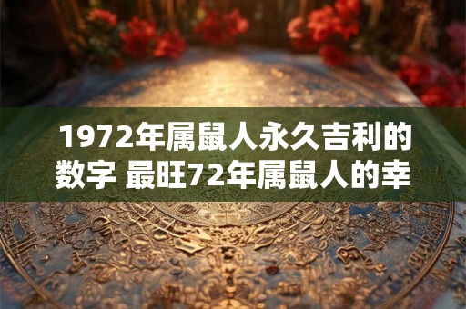 1972年属鼠人永久吉利的数字 最旺72年属鼠人的幸运数字