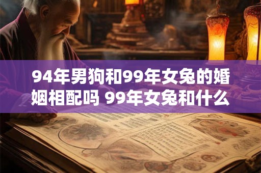 94年男狗和99年女兔的婚姻相配吗 99年女兔和什么属相最配