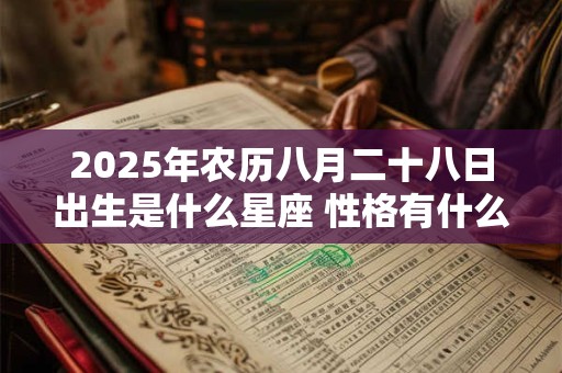 2025年农历八月二十八日出生是什么星座 性格有什么缺点