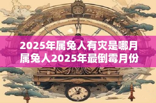 2025年属兔人有灾是哪月 属兔人2025年最倒霉月份