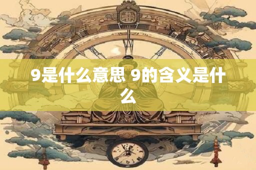 9是什么意思 9的含义是什么