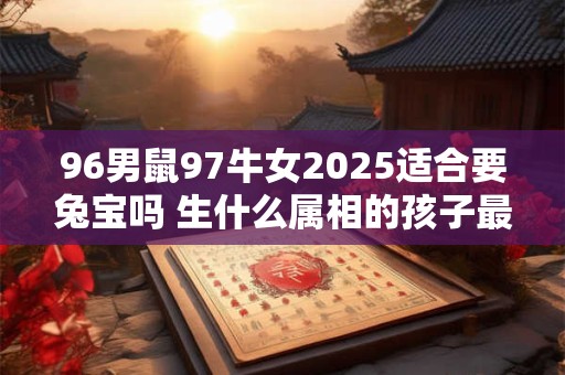 96男鼠97牛女2025适合要兔宝吗 生什么属相的孩子最好