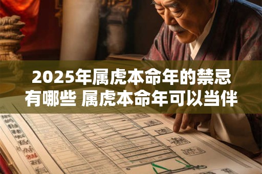 2025年属虎本命年的禁忌有哪些 属虎本命年可以当伴郎吗