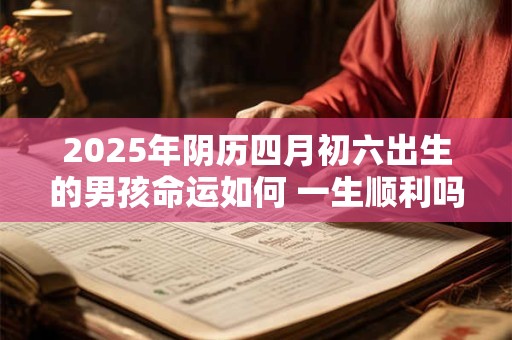 2025年阴历四月初六出生的男孩命运如何 一生顺利吗