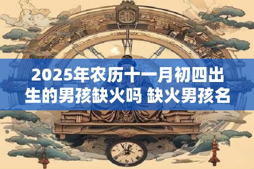 2025年农历十一月初四出生的男孩缺火吗 缺火男孩名字用的字
