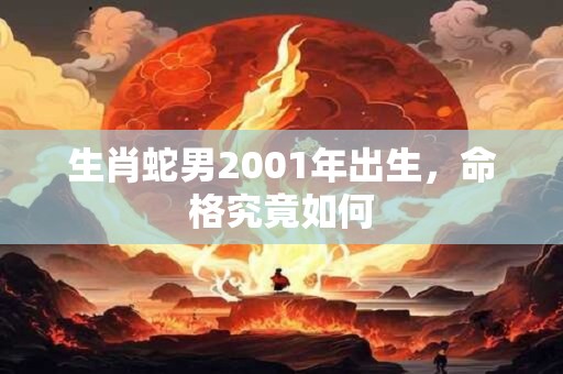 生肖蛇男2001年出生，命格究竟如何