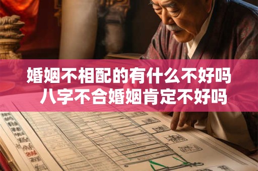 婚姻不相配的有什么不好吗  八字不合婚姻肯定不好吗