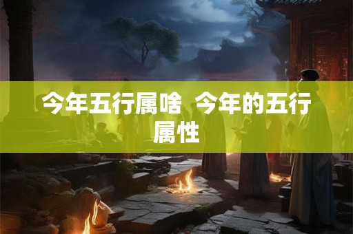 今年五行属啥  今年的五行属性