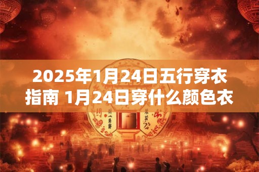 2025年1月24日五行穿衣指南 1月24日穿什么颜色衣服