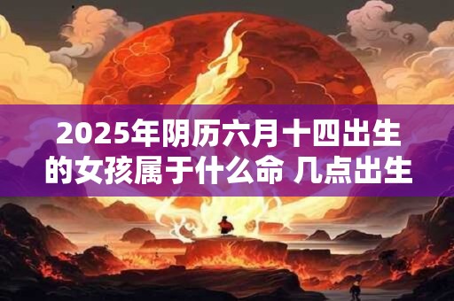 2025年阴历六月十四出生的女孩属于什么命 几点出生最好