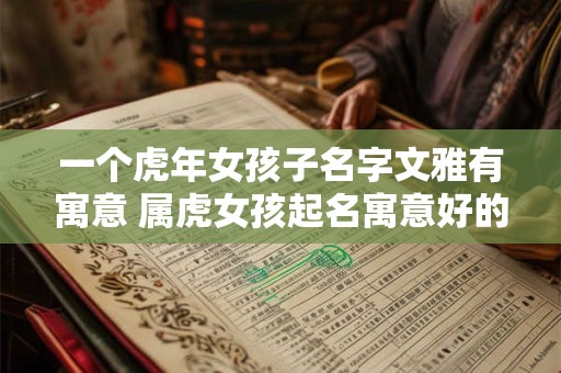 一个虎年女孩子名字文雅有寓意 属虎女孩起名寓意好的字推荐