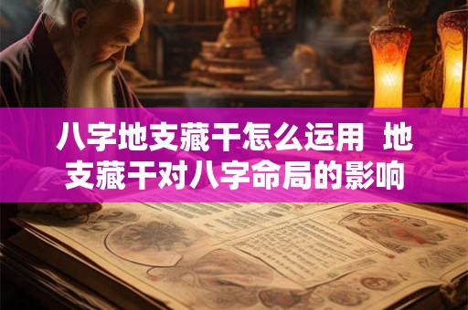 详细阅读:八字地支藏干怎么运用 地支藏干对八字命局的影响 八字地支藏干怎么运用 地支藏干对八字命局的影响
