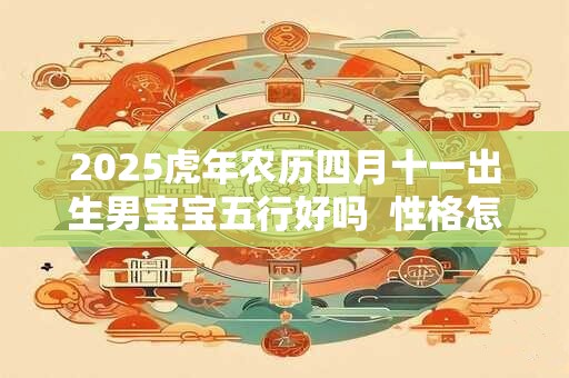 2025虎年农历四月十一出生男宝宝五行好吗  性格怎么样