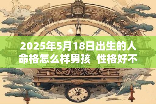 2025年5月18日出生的人命格怎么样男孩  性格好不好