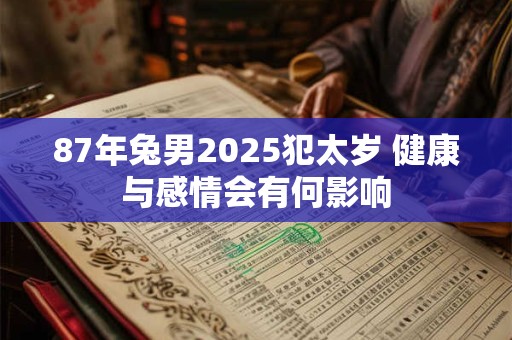 87年兔男2025犯太岁 健康与感情会有何影响