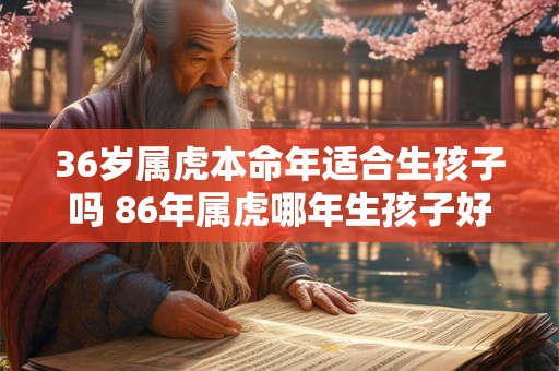 36岁属虎本命年适合生孩子吗 86年属虎哪年生孩子好