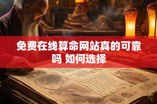 免费在线算命网站真的可靠吗 如何选择