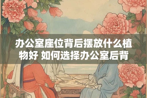 办公室座位背后摆放什么植物好 如何选择办公室后背摆放的植物