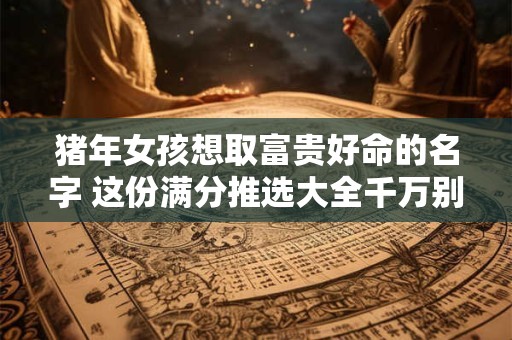 猪年女孩想取富贵好命的名字 这份满分推选大全千万别错过 猪年女孩想取富贵好命的名字 这份满分推选大全千万别错过